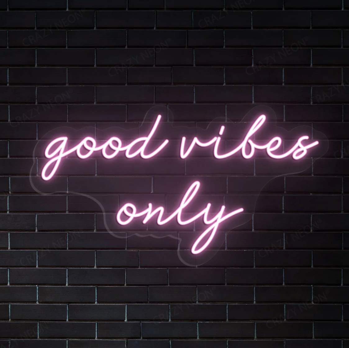 Good Vibes Only Neon Sign