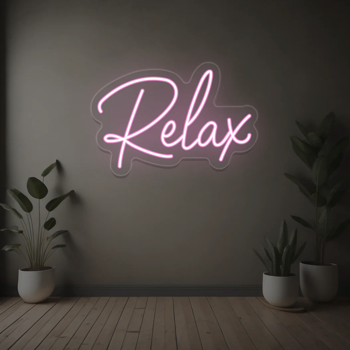 Relax Neon Sign