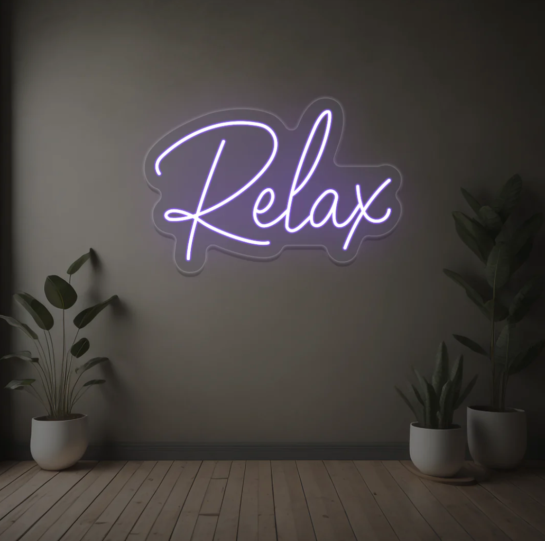 Relax Neon Sign