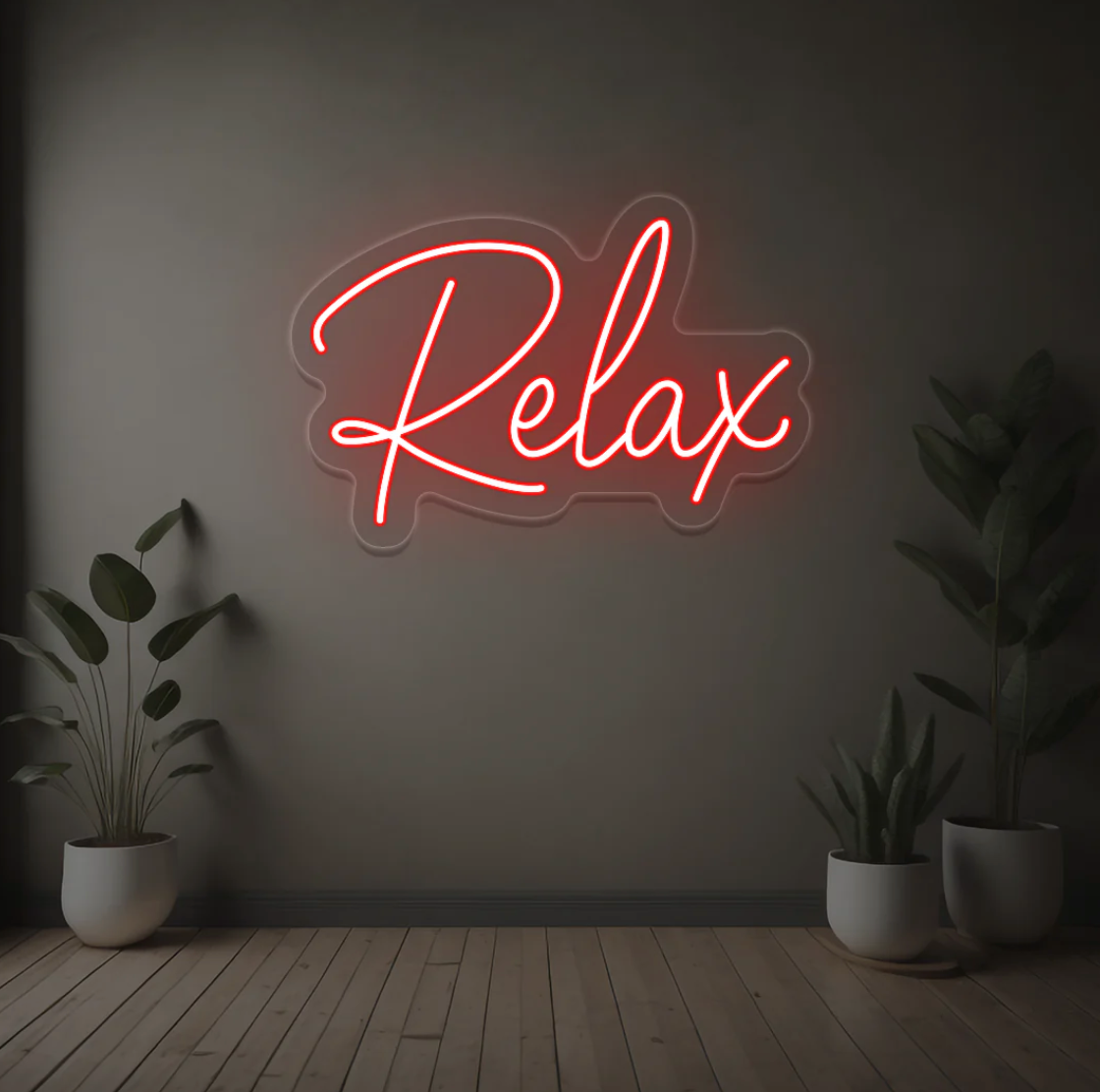 Relax Neon Sign